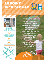 affiche Point Info Famille
